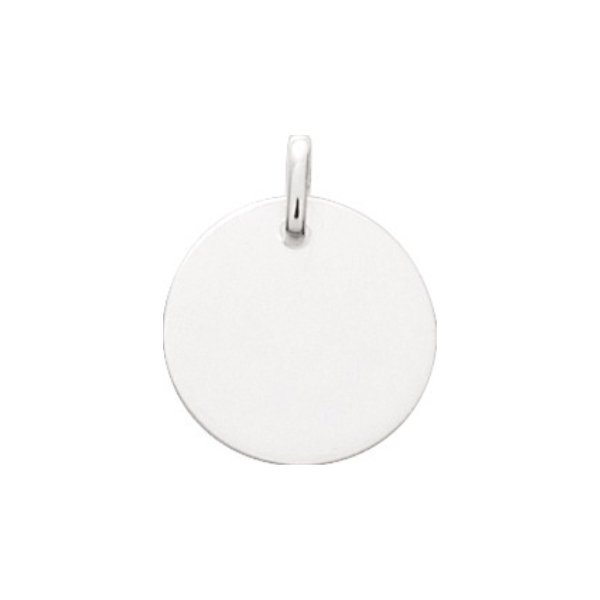 médaille-ronde-argent-rhodié-robbez-masson-316020 Médaille ronde Argent 925/1000 ROBBEZ MASSON