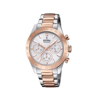Montre » Boyfriend » Femme Acier inoxydable bicolore FESTINA F20398/1