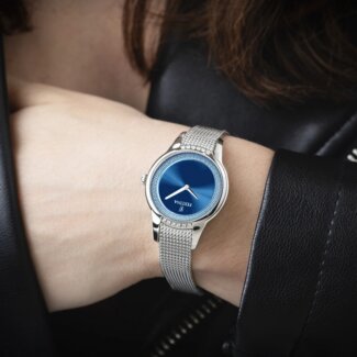 Montre Femme Acier inoxydable cadran bleu FESTINA F20494/2 portée