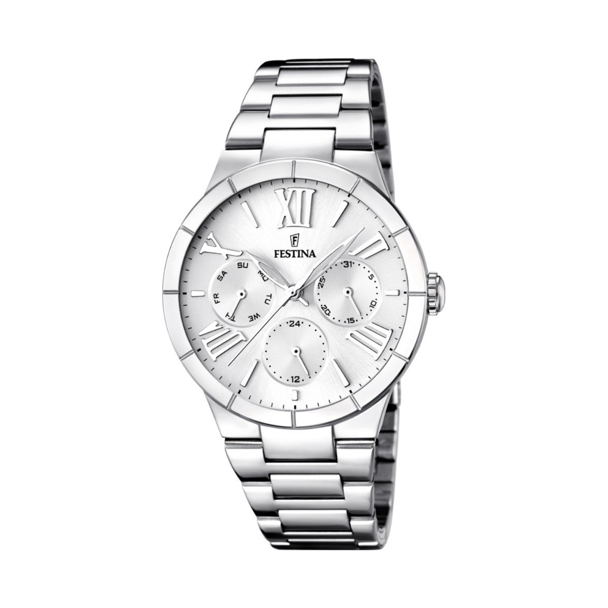 montre-FESTINA-Femme-boyfriend-acier-inoxydable-F16716-1 Montre » Boyfriend » Femme Acier inoxydable FESTINA F16716/1