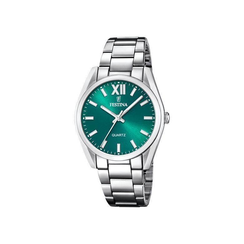 montre-FESTINA-Femme-boyfriend-acier-inoxydable-cadran-vert-F20622-C Montre » Boyfriend » Femme Acier inoxydable, cadran vert FESTINA F20622/C