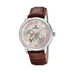 Montre FESTINA Homme automatique Acier inoxydable et Cuir marron F6858/2