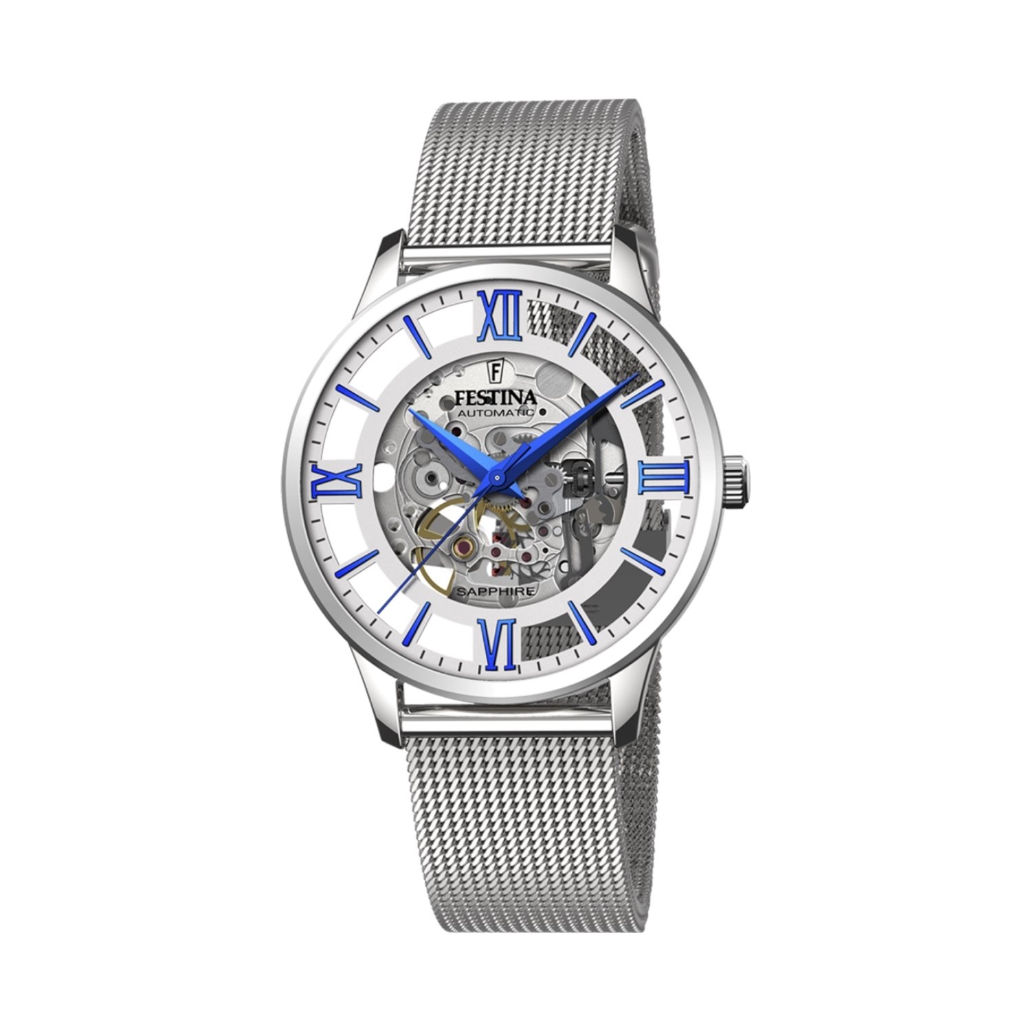 montre-FESTINA-automatique-homme-acier-inoxydable-f20534-1 Montre Automatique Homme Acier inoxydable FESTINA F20534/1