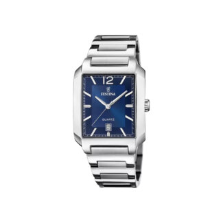 Montre » On the Square » Homme bleue Acier inoxydable FESTINA F20677/3