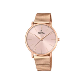 Montre » Boyfriend » Femme Acier inoxydable rose FESTINA F20477/1