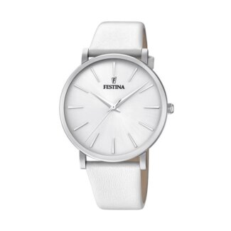Montre » Boyfriend » Femme Cuir blanc FESTINA F20371/1