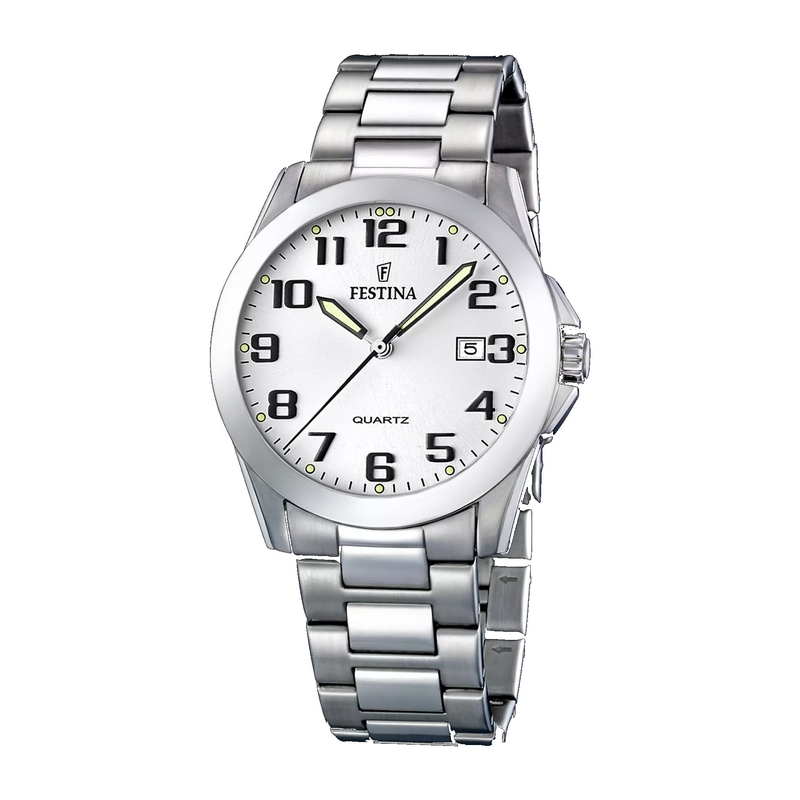 montre-FESTINA-homme-acier-chronographe-F16376-7 Montre Homme Acier inoxydable FESTINA F16376/7