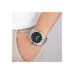 Montre Chronographe noire Homme Acier inoxydable FESTINA F20463/4 portée