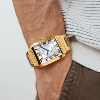 Montre » On the Square » Homme Acier inoxydable doré FESTINA F20678/1 portée