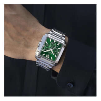 Montre » On the Square » Homme verte Acier inoxydable FESTINA F20635/3 portée