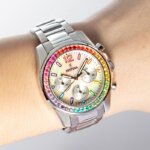 Montre Femme Rainbow Acier inoxydable FESTINA F20606/2 portée