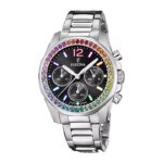 Montre Femme Rainbow Acier inoxydable et cadran noir FESTINA F20606/3
