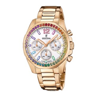 Montre Femme Rainbow Acier inoxydable rose FESTINA F20639/2