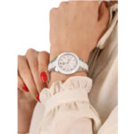 Montre Céramique blanche Femme Acier inoxydable FESTINA F20497/1 portée