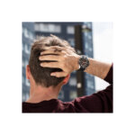 Montre Chrono Bike Homme, Acier inoxydable et Caoutchouc noir FESTINA F20544/1 portée