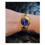 Montre Classique Femme Acier inoxydable doré FESTINA F20557/4 portée