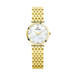 Montre Epsilon Femme Acier doré inoxydable et Diamants HERBELIN 17116/BP89