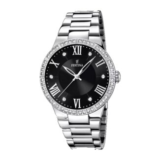 Montre Femme Acier inoxydable et cadran noir FESTINA F16719/2