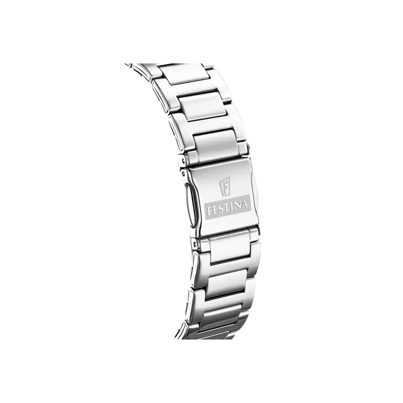 Montre Femme Acier inoxydable et cadran noir FESTINA F16719/2, bracelet
