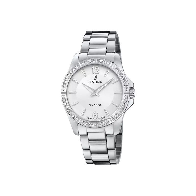 montre-femme-FESTINA-acier-inoxydable-F20593-1 Montre Femme Acier inoxydable FESTINA F20593/1