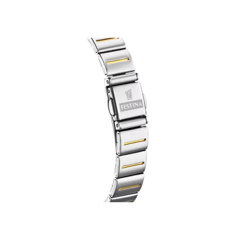 montre-femme-FESTINA-acier-inoxydable-bicolore-F20320-1-bracelet Montre Femme Acier inoxydable bicolore FESTINA F20320/1, bracelet