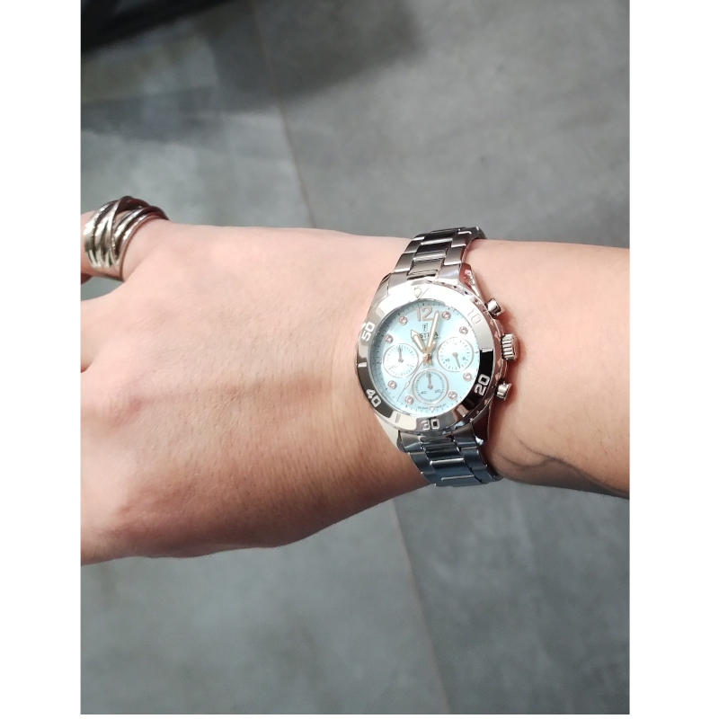 montre-femme-FESTINA-acier-inoxydable-cadran-bleu-F20603-4-autre-vue Montre » Boyfriend » Femme Acier inoxydable et cadran bleu FESTINA F20603/4, autre vue