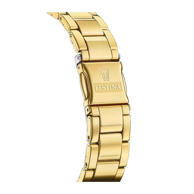 montre-femme-FESTINA-acier-inoxydable-doré-F20596-1-bracelet Montre Femme Acier inoxydable doré FESTINA F20596/1, bracelet