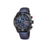 Montre Chronographe Homme, Acier inoxydable et Cuir bleu FESTINA F20519/3
