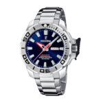 Coffret Montre étanche Homme Acier inoxydable FESTINA F20665/1 avec bracelet OFFERT, montre