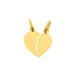 Pendentif Femme Cœur sécable Or jaune 750/1000 ROBBEZ MASSON