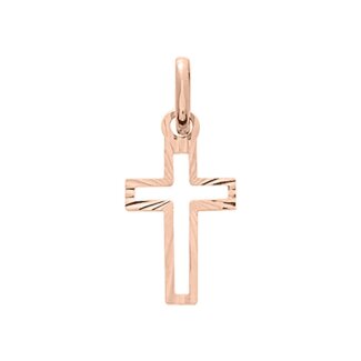 Pendentif Croix Or rose 750/1000 ROBBEZ MASSON