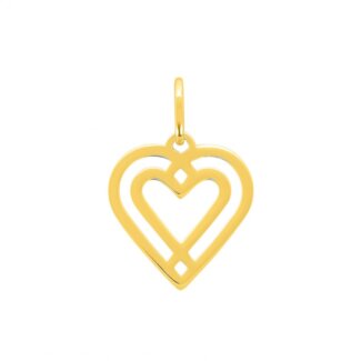 Pendentif Cœur Femme Plaqué Or ROBBEZ MASSON