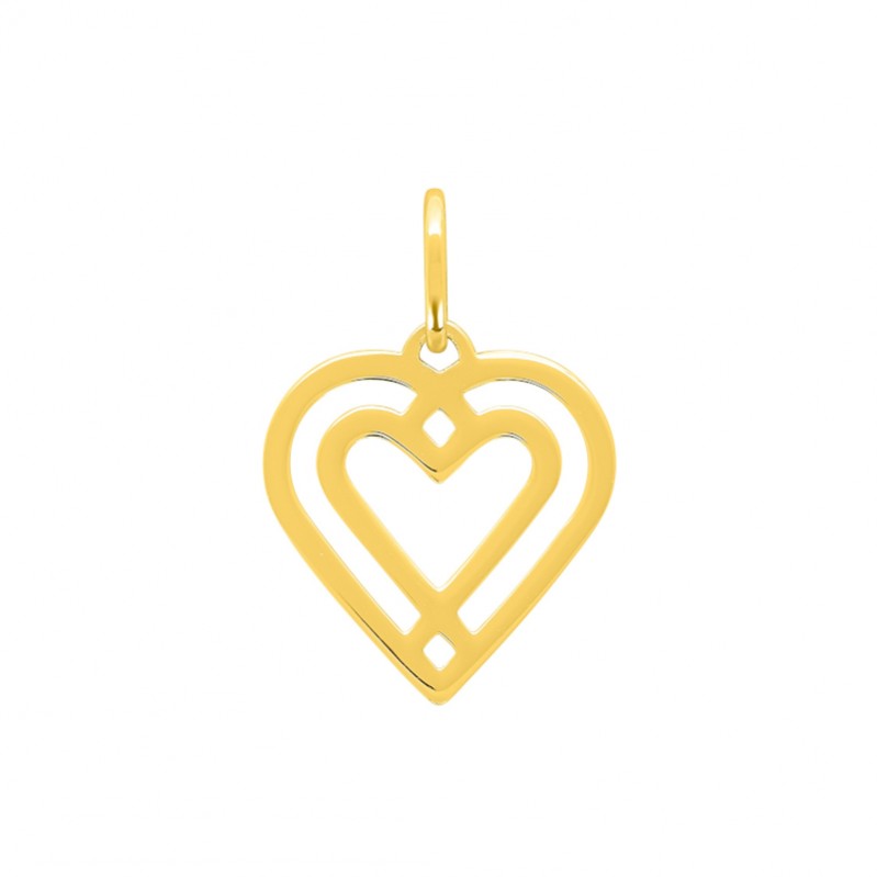 Pendentif Cœur Femme Plaqué Or ROBBEZ MASSON