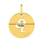 Médaille zodiaque Lion Plaqué Or ROBBEZ MASSON, diamètre