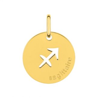 Médaille zodiaque Sagittaire Plaqué Or ROBBEZ MASSON