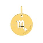 Médaille zodiaque Scorpion Plaqué Or ROBBEZ MASSON