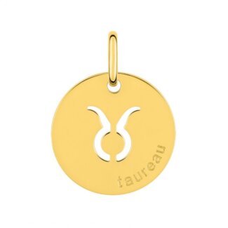 Médaille zodiaque Taureau Plaqué Or ROBBEZ MASSON