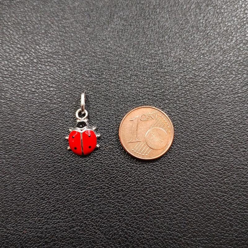 Pendentif-coccinelle-Enfant-Argent-925-ROBBEZ-MASSON-336154-taille Pendentif Coccinelle Enfant, Argent 925/1000 ROBBEZ MASSON, taille