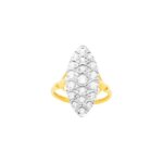 Bague Femme Marquise Plaqué Or et oxydes de zirconium ROBBEZ MASSON