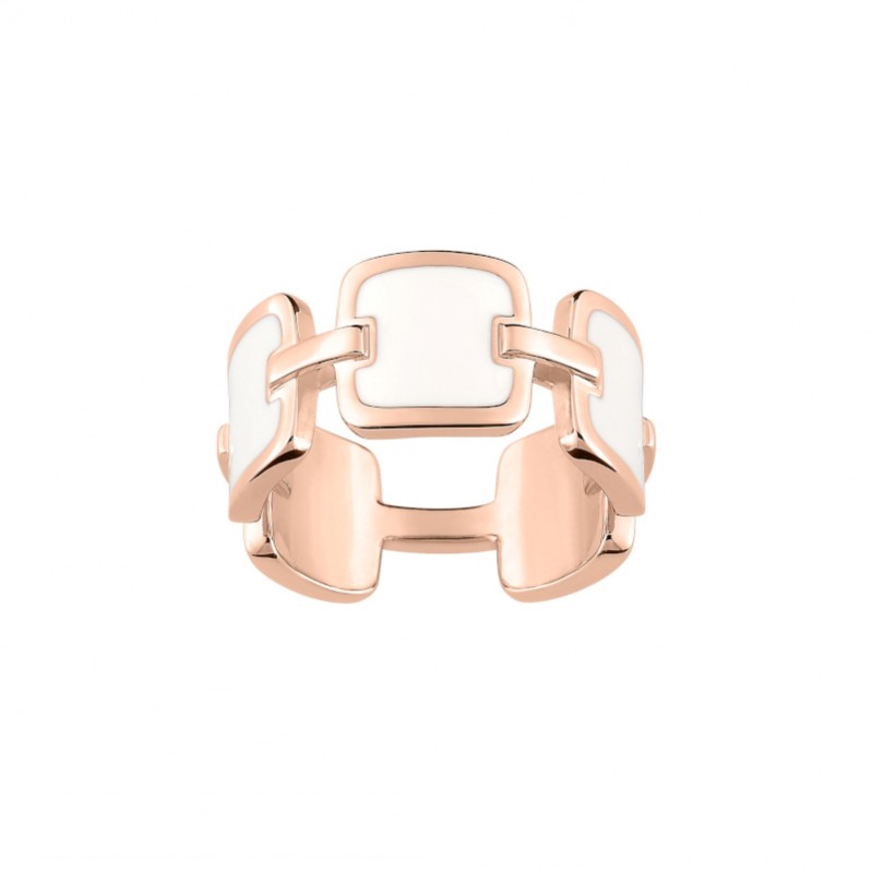 bague-femme-plaqué-or-rose-et-ivoire-ROBBEZ-MASSON-137793-R Bague Femme Originale Plaqué Or rose et Ivoire synthétique ROBBEZ MASSON