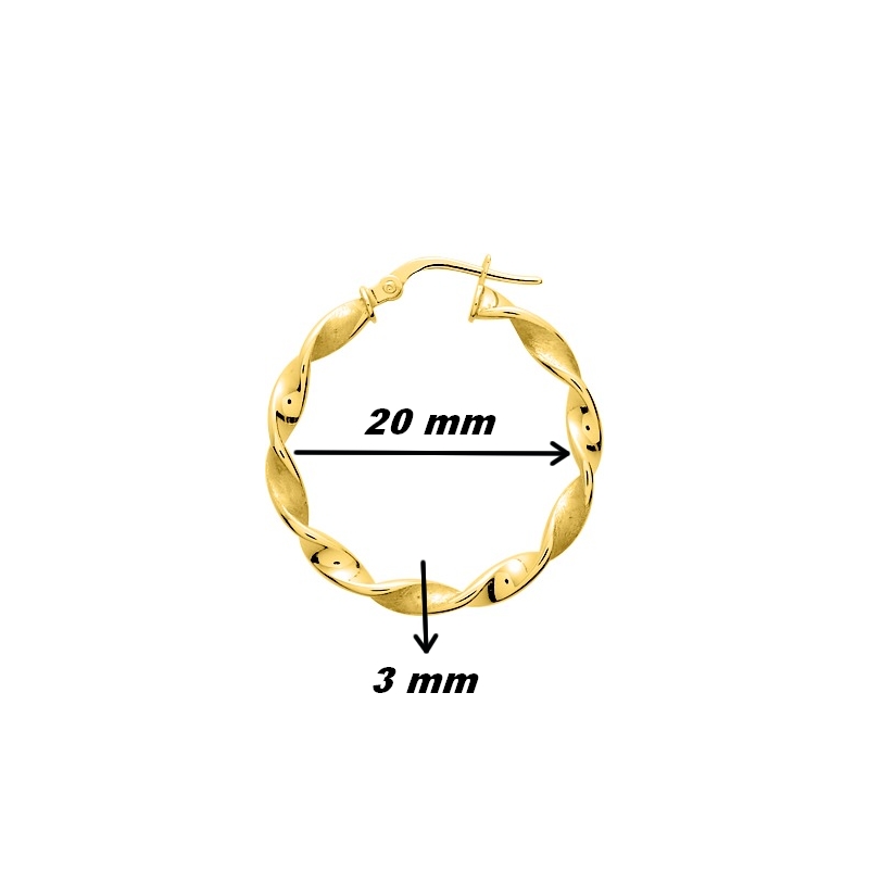 boucles-d-oreilles-créoles-femme-plaqué-or-vrillée-robbez-masson-135157-dimensions Boucles d’oreilles créoles Femme Plaqué Or vrillée ROBBEZ MASSON, dimensions