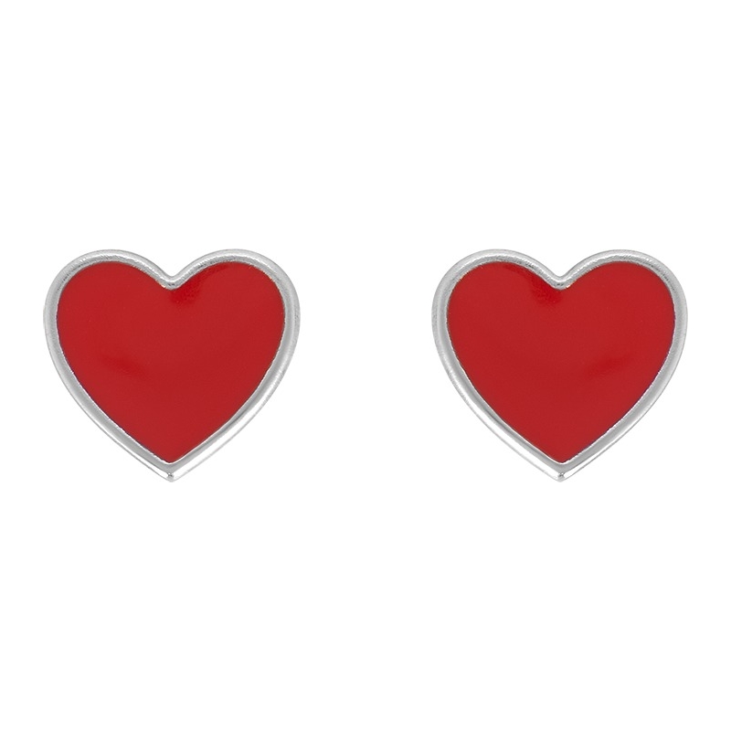 boucles-d-oreilles-enfant-coeur-argent-rhodié-robbez-masson-335887 Boucles d'oreilles Enfant Cœur Argent rhodié 925/1000 ROBBEZ MASSON