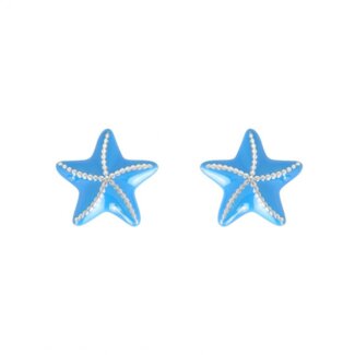 Boucles d'oreilles Enfant Etoile de mer Argent rhodié 925/1000 ROBBEZ MASSON