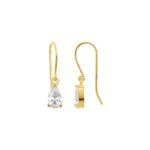 Boucles d'oreilles pendantes Femme Plaqué Or et Oxydes de zirconium ROBBEZ MASSON