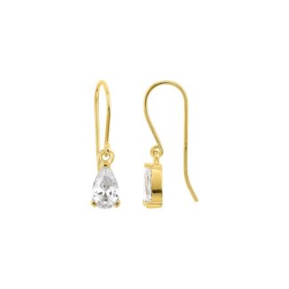Boucles d'oreilles pendantes Femme Plaqué Or et Oxydes de zirconium ROBBEZ MASSON