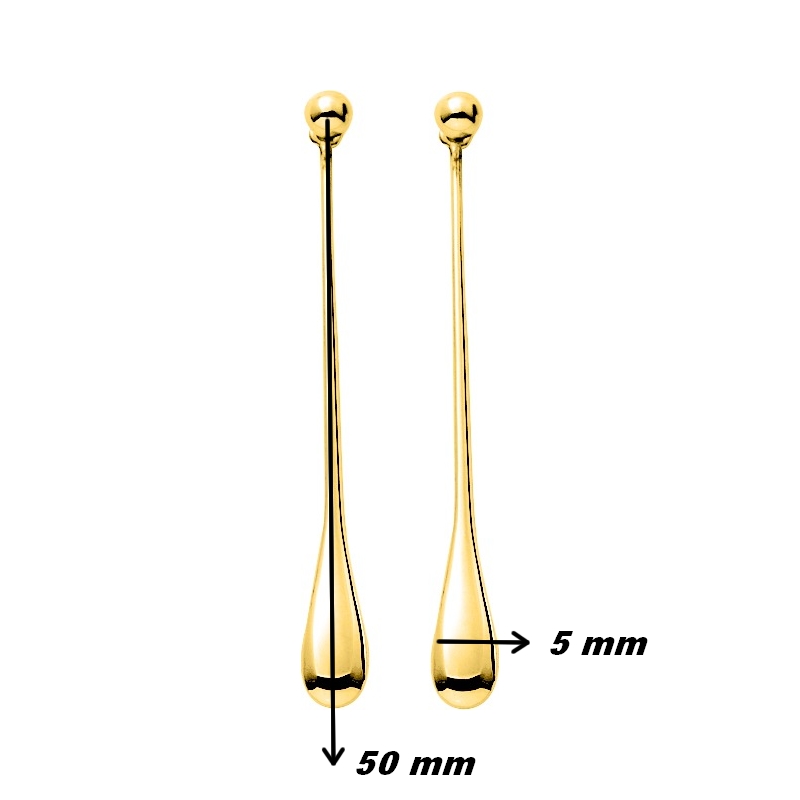 boucles-oreilles-pendantes-femme-plaqué-or-robbre-masson-105342-dimensions Boucles d'oreilles pendantes Femme Plaqué Or ROBBEZ MASSON, dimensions