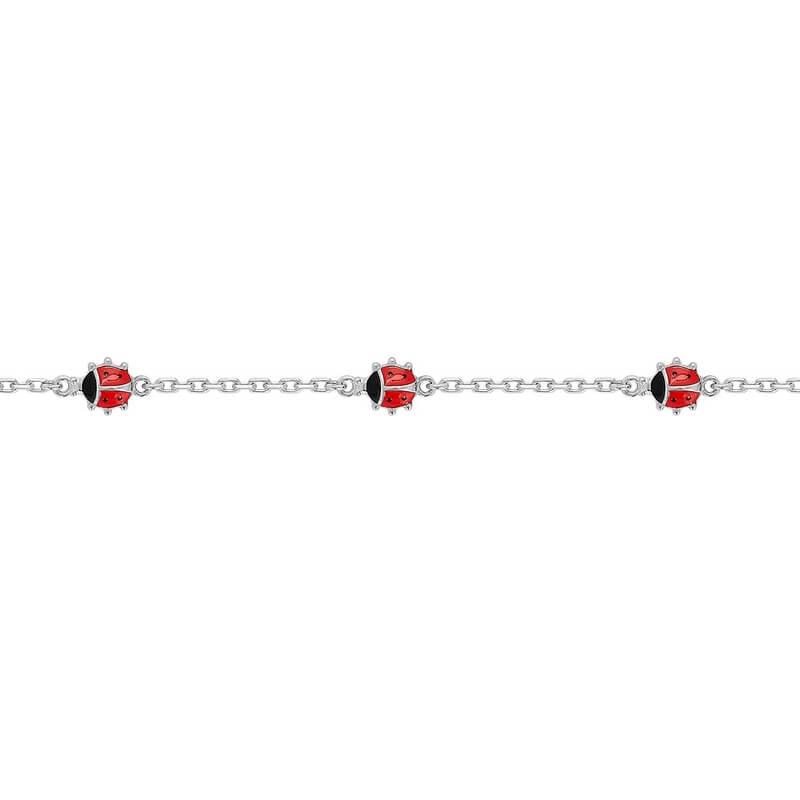 bracelet-coccinelles-argent-925-enfant-ROBBEZ-MASSON-333189 Bracelet Enfant Coccinelle Argent 925/1000 ROBBEZ MASSON