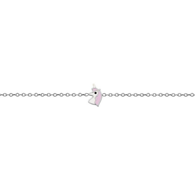 bracelet-licorne-enfant-argent-rhodié-robbez-masson-333414 Bracelet Enfant Licorne Argent 925/1000 ROBBEZ MASSON