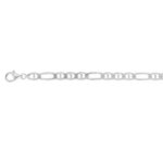 Chaîne Homme maille marine alternée Argent 925/1000 ROBBEZ MASSON