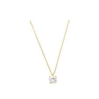 Collier Femme Plaqué Or et Oxyde de zirconium ROBBEZ MASSON